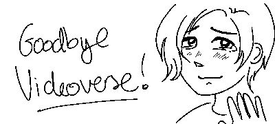 Kinmoku tearing up and waving goodbye to the Videoverse